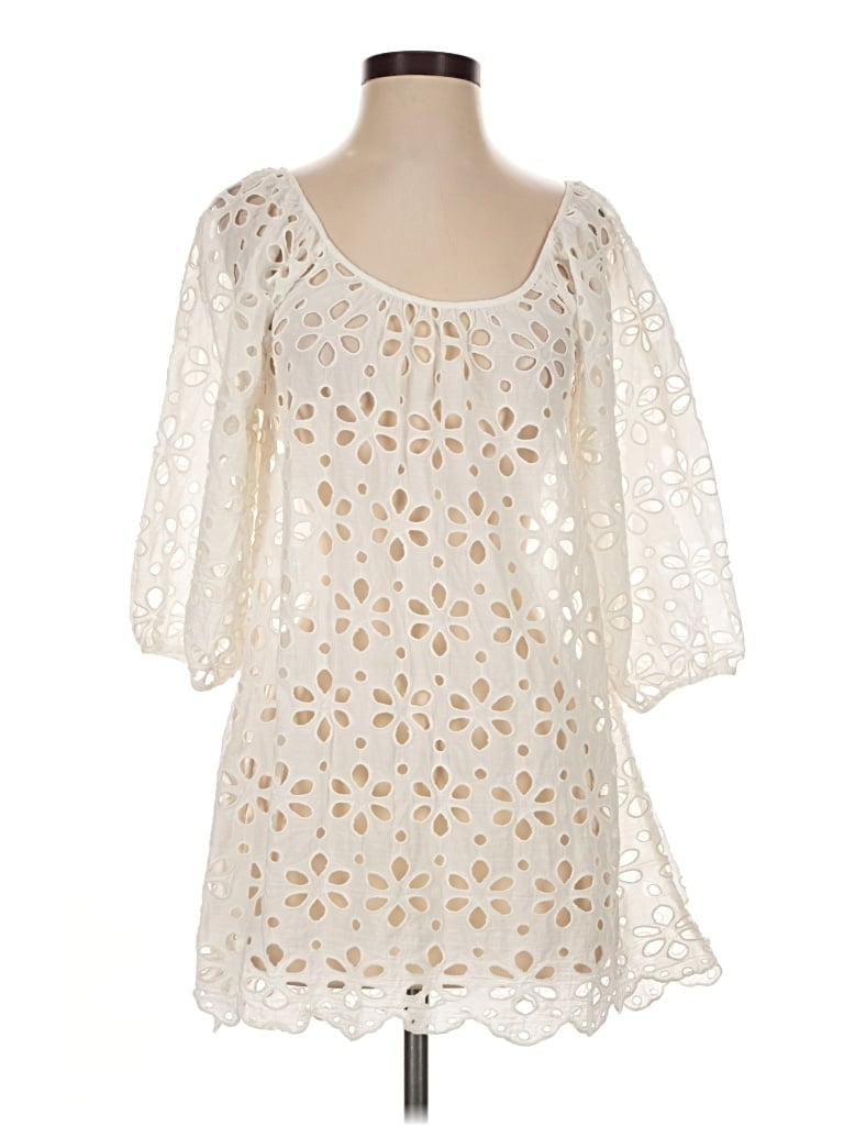 Pre-owned Honorine Casual Dress In Ivory