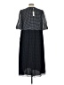 Max Studio Polka Dots Black Casual Dress Size L - photo 2