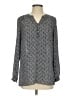 Laundry by Shelli Segal 100% Polyester Gray Long Sleeve Blouse Size XS - photo 1