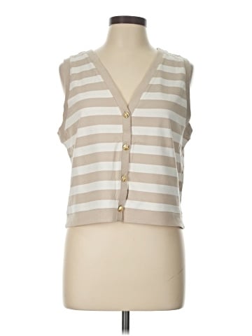 Ann Taylor Sleeveless Button-Down Shirt (view 1)