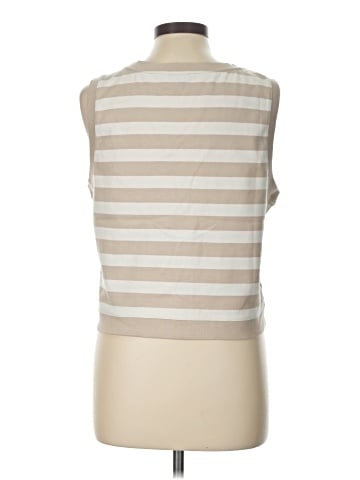 Ann Taylor Sleeveless Button-Down Shirt (view 2)