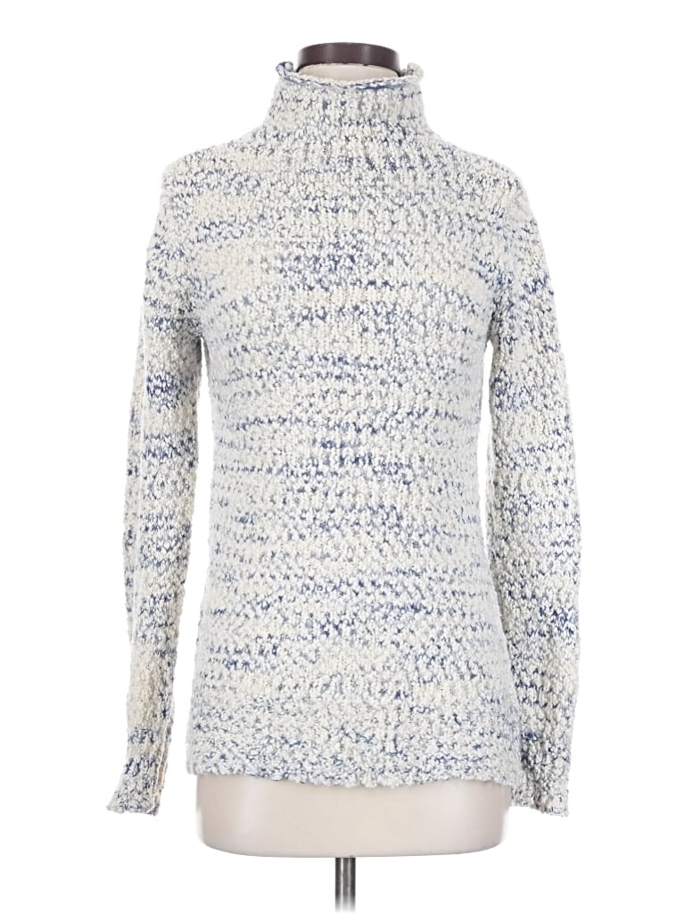 Pre-owned Belldini Turtleneck Sweater In Silver
