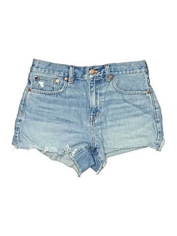 Madewell Relaxed Denim Shorts in Kelton Wash: Raw-Hem Edition (view 1)
