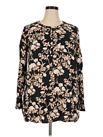 Merona Long Sleeve Button-Down Shirt (view 1)