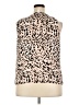 Nine West 100% Polyester Tan Sleeveless Blouse Size XXL - photo 2