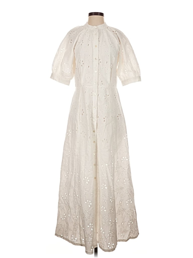 Pre-owned Chufy Casual Dress In Ivory