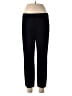 Ecru Solid Black Casual Pants Size 6 - photo 1