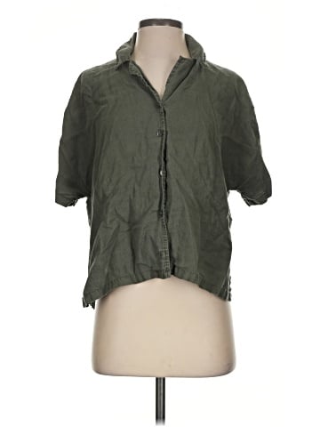 James Perse 3/4 Sleeve Button-Down Shirt (view 1)