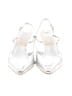 Dolce Vita Metallic Silver Heels Size 7 1/2 - photo 2