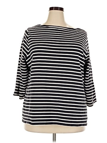 Lands' End 3/4 Sleeve T-Shirt (view 1)