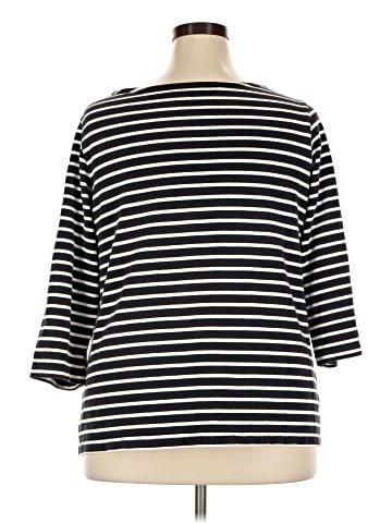 Lands' End 3/4 Sleeve T-Shirt (view 2)