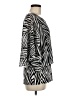 Coco Bianco 100% Polyester Silver 3/4 Sleeve Blouse Size M - photo 4