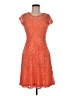 Cato Orange Cocktail Dress Size 6 - photo 1