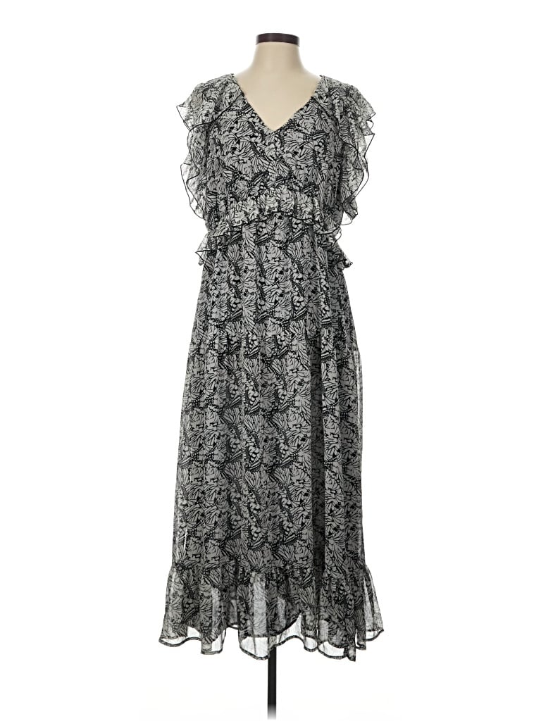 Pre-owned Robert Rodriguez Casual Dress In Gray