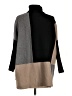 Chico's Color Block Black Turtleneck Sweater Size S - photo 2