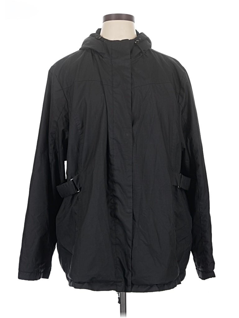 Pre-owned Weatherproof Windbreaker Jacket In Black