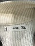 MNG Stripes White Turtleneck Sweater Size S - photo 7