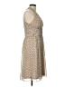 Kasper 100% Polyester Paisley Tan Casual Dress Size 10 - photo 4