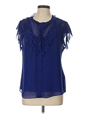 Club Monaco Short Sleeve Blouse (view 1)