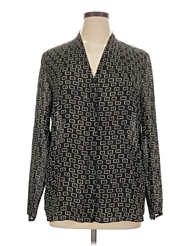 Lafayette 148 New York Long Sleeve Blouse (view 1)