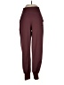 Adidas Solid Burgundy Active Pants Size S - photo 1