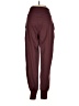Adidas Solid Burgundy Active Pants Size S - photo 2