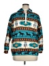 Unbranded Aztec Or Tribal Print Teal Pullover Hoodie Size XL - photo 1