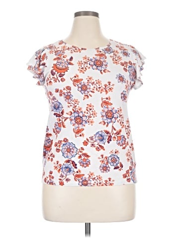 Ann Taylor Factory Short Sleeve T-Shirt (view 1)