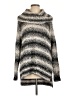 MICHAEL Michael Kors Chevron-herringbone Silver Pullover Sweater Size L - photo 1