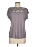 Boden Gray Short Sleeve Top Size 6 - photo 1