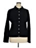 J.Crew 100% Lambswool Black Wool Cardigan Size XL - photo 1