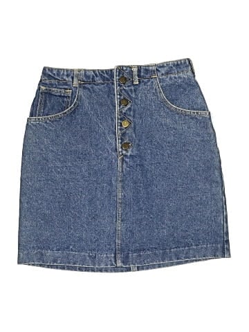 Gasoline Denim Skirt (view 1)