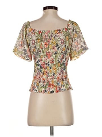 By Anthropologie Short Sleeve Blouse (view 2)