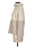 Ann Taylor 100% Cashmere Color Block Tan Cashmere Pullover Sweater Size XS - photo 5