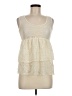 Deb 100% Polyester Ivory Sleeveless Blouse Size M - photo 1