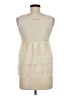 Deb 100% Polyester Ivory Sleeveless Blouse Size M - photo 2