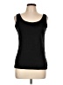 Talbots 100% Cotton Black Sleeveless Top Size L - photo 1