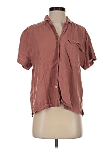 Madewell Linen-Blend Camp Shirt (view 1)