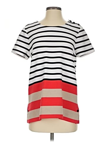 Karl Lagerfeld Paris Short Sleeve Top (view 1)