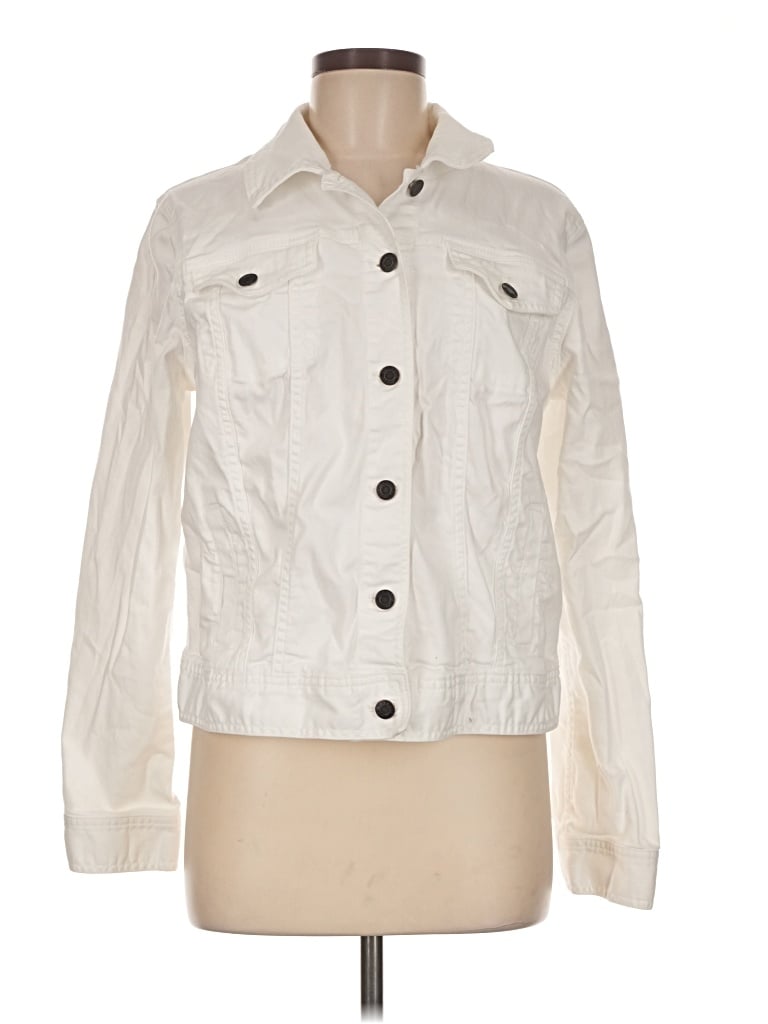 Pre-owned Talbots Outlet Jacket In Ivory