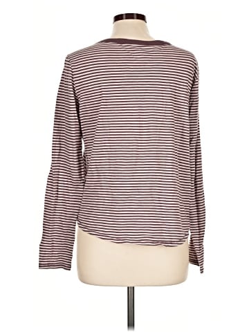Madewell Whisper Cotton Crewneck Long-Sleeve in Yoshi Stripe (view 2)