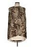 Chico's 100% Polyester Animal Print Gold Sleeveless Blouse Size Lg (2) - photo 1