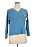 Norm Thompson 100% Cotton Blue Pullover Sweater Size XL - photo 1