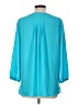 JM Collection 100% Polyester Teal 3/4 Sleeve Blouse Size L - photo 2