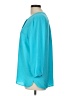 JM Collection 100% Polyester Teal 3/4 Sleeve Blouse Size L - photo 5