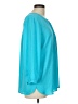 JM Collection 100% Polyester Teal 3/4 Sleeve Blouse Size L - photo 4