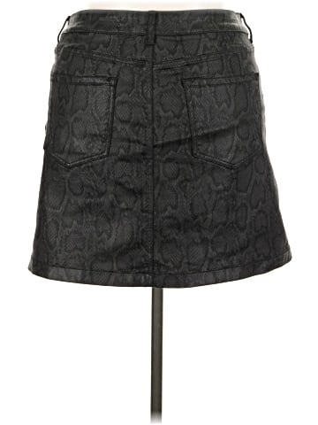 M&S Faux Leather Skirt (view 2)