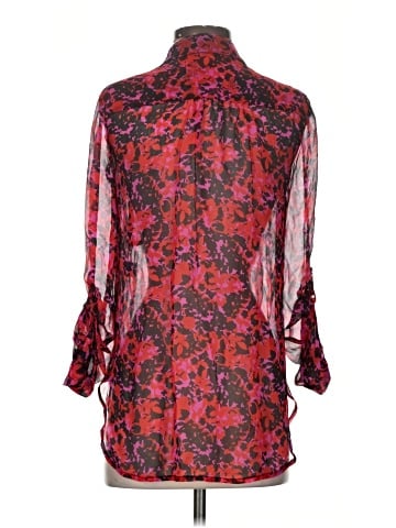 Diane von Furstenberg 3/4 Sleeve Silk Top (view 2)