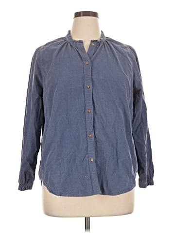 Gloria Vanderbilt Long Sleeve Button-Down Shirt (view 1)
