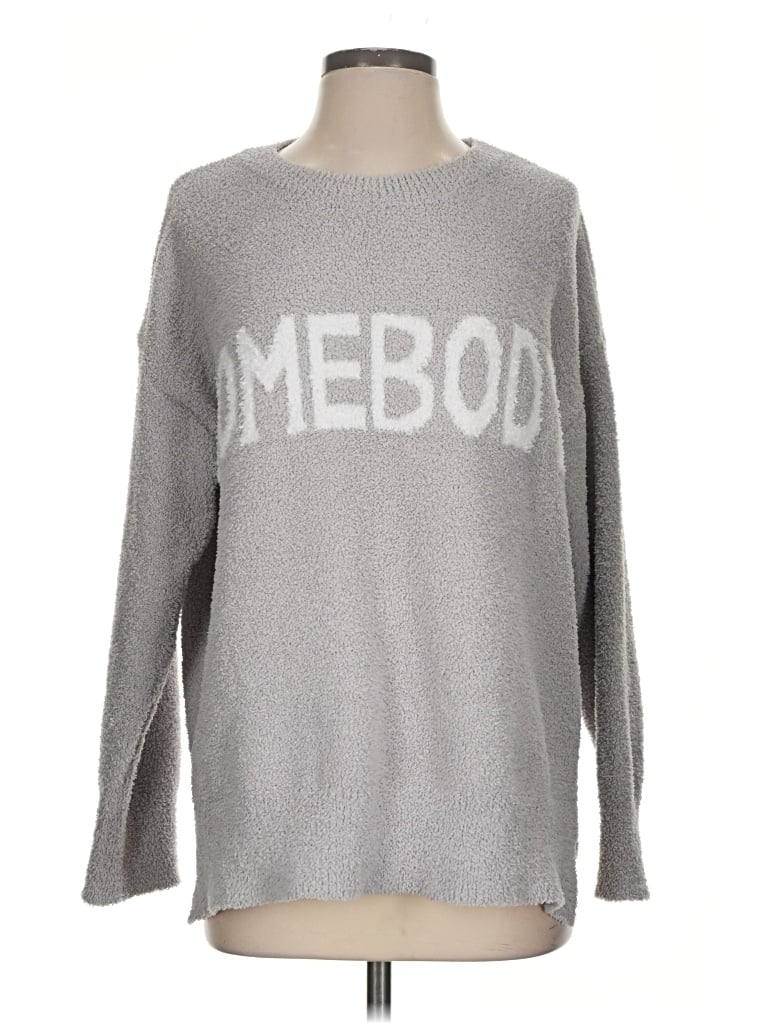 Pre-owned Le Lis Pullover Sweater In Silver